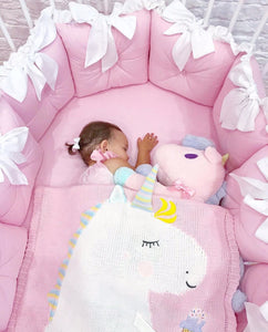 Knitted Blanket, Sleep Blanket - Unicorn