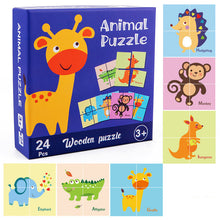 Load image into Gallery viewer, Wooden Puzzle for Toddler