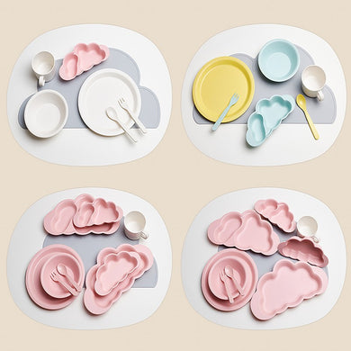 Cloud Bamboo Fiber Dinner Plate