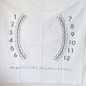 Baby Monthly Milestone Blanket - Classic