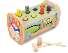 Load image into Gallery viewer, Wooden Whack A Mole Hamster Toy