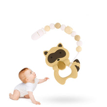 Load image into Gallery viewer, Raccoon Silicone Teething Toy/ Teether