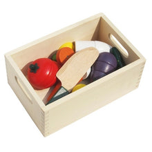 Load image into Gallery viewer, Magnetic Wooden Cuttable Fruit &amp; Vege