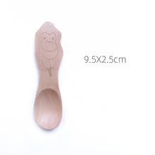 Load image into Gallery viewer, Wooden Baby Spoon