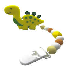 Load image into Gallery viewer, Dinosaur Silicone Teething Toy/ Teether
