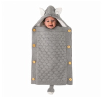 Load image into Gallery viewer, Knitted Baby Sleeping Bag