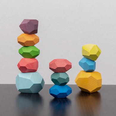 Colourful Balancing Stone
