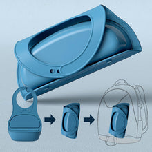 Load image into Gallery viewer, 2pcs Roll Up Silicone Bib