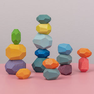 Colourful Balancing Stone