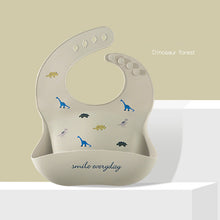 Load image into Gallery viewer, Joy Silicone Food Catcher Bib