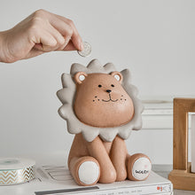 Load image into Gallery viewer, Cute Lion Coin Bank Toy