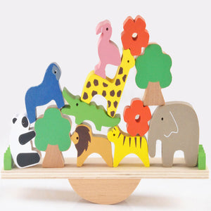 Wooden Stacking & Balancing Toy - Animal