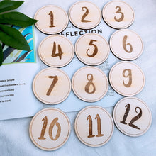 Load image into Gallery viewer, Wooden Baby Milestone Card