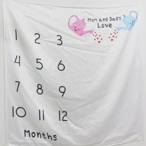 Baby Monthly Milestone Blanket - Classic