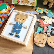 Load image into Gallery viewer, Magnetic Dress Up Puzzle Play