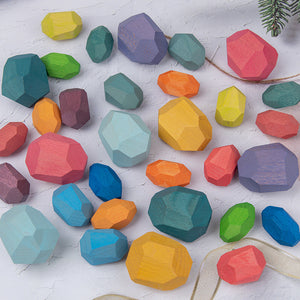 Colourful Balancing Stone