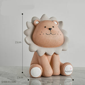 Cute Lion Coin Bank Toy