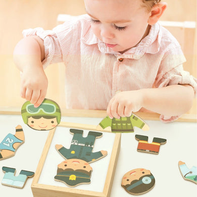 Magnetic Dress Up Puzzle Play