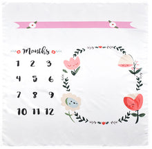 Load image into Gallery viewer, Baby Monthly Milestone Blanket - Classic