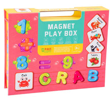 Load image into Gallery viewer, Wooden Toy Magnetic Play Box