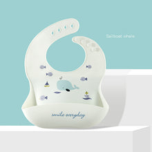 Load image into Gallery viewer, Joy Silicone Food Catcher Bib