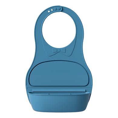 2pcs Roll Up Silicone Bib