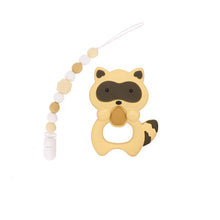 Load image into Gallery viewer, Raccoon Silicone Teething Toy/ Teether