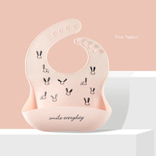 Load image into Gallery viewer, Joy Silicone Food Catcher Bib