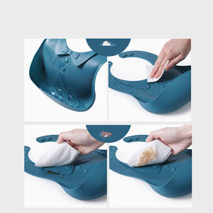 Bow Tie Silicone Baby Food Catcher Bibs