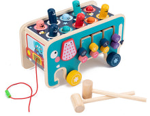 Load image into Gallery viewer, Wooden Whack A Mole Hamster Toy