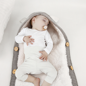 Knitted Baby Sleeping Bag