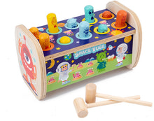 Load image into Gallery viewer, Wooden Whack A Mole Hamster Toy