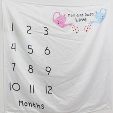 Load image into Gallery viewer, Baby Monthly Milestone Blanket - Classic