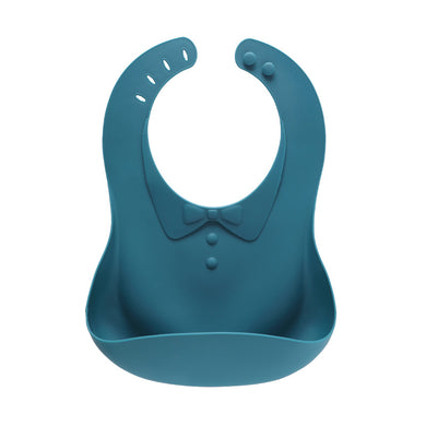 Bow Tie Silicone Baby Food Catcher Bibs