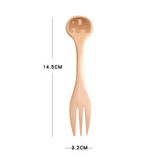 Load image into Gallery viewer, Wooden Fork &amp; Spoon