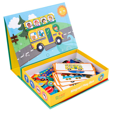 Wooden Toy Magnetic Play Box