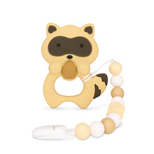 Load image into Gallery viewer, Raccoon Silicone Teething Toy/ Teether