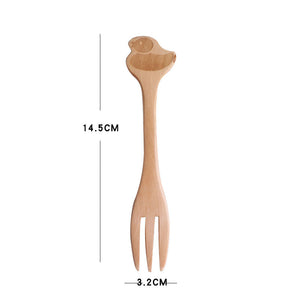 Wooden Fork & Spoon