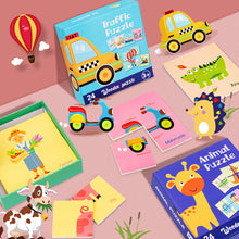 Load image into Gallery viewer, Wooden Puzzle for Toddler