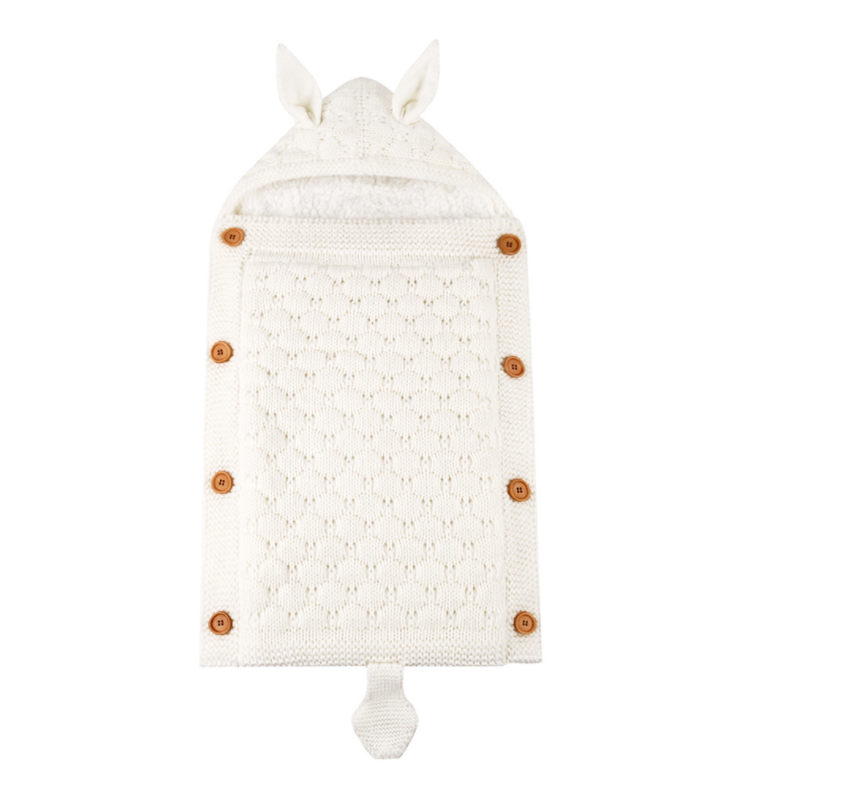 Knitted Baby Sleeping Bag