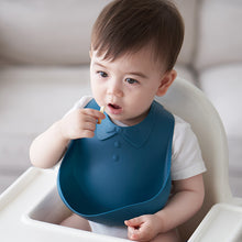 Load image into Gallery viewer, Bow Tie Silicone Baby Food Catcher Bibs