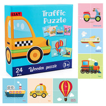Load image into Gallery viewer, Wooden Puzzle for Toddler