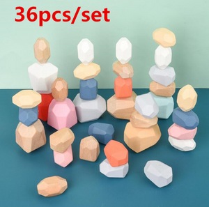 Colourful Balancing Stone