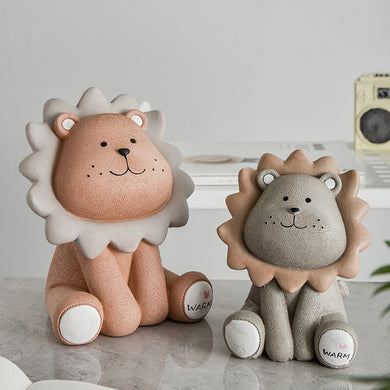 Cute Lion Coin Bank Toy